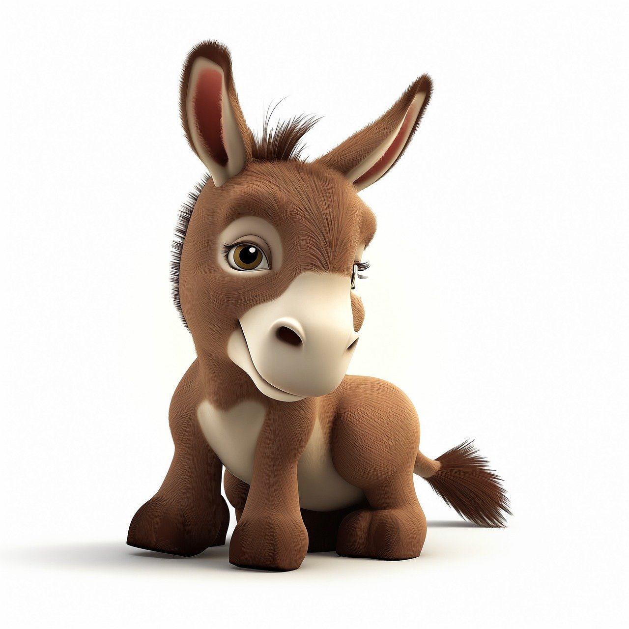 ai generated, donkey, foal-8602985.jpg